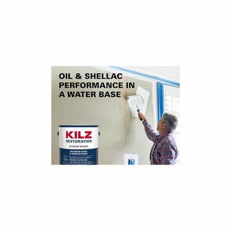Kilz Premium Restoration White Flat Water-Based Primer 1 gal L200211